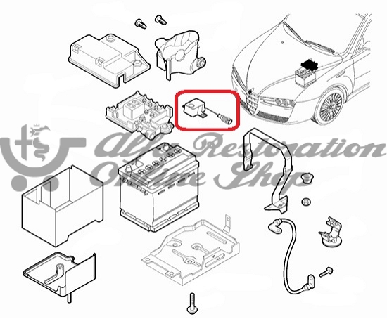 Alfa 166/159/Brera/Spider Battery Status Sensor