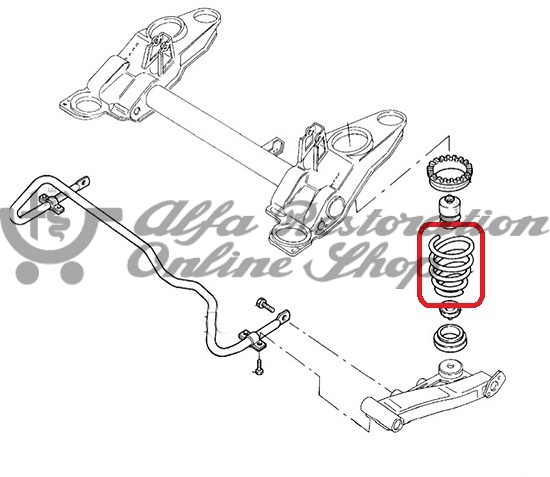 Fiat Tipo/Lancia Nuova Delta Rear Springs Set