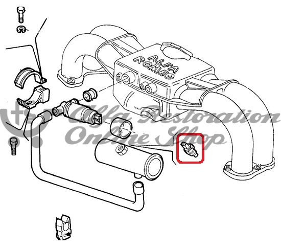 Alfa 33 907 Series BOSCH MP 3.2 MAP Sensor