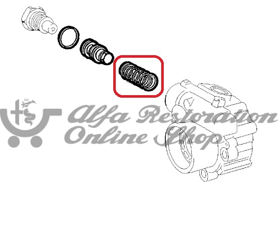 Alfa 147/156/166/GT/GTV/Spider Power Assisted Steering Pump Spring