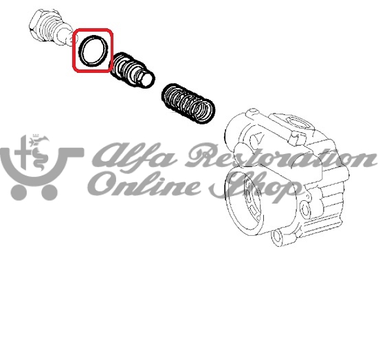 Alfa 147/156/166/GT/GTV/Spider Power Assisted Steering Pump O-ring