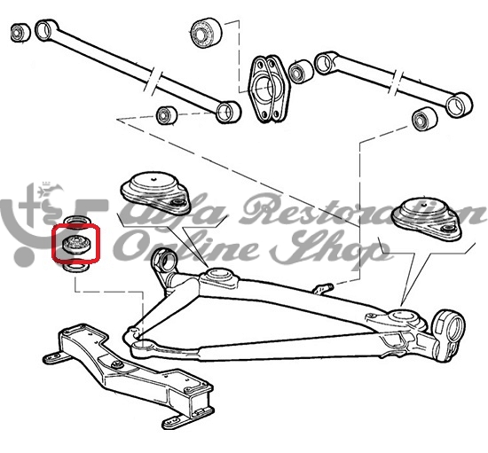Alfa 75/Milano Transaxle/Subframe Bush