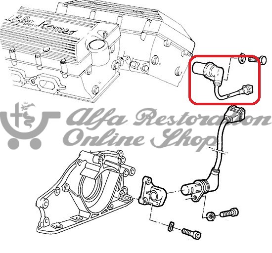 Alfa 147/156/164/166/GT/GTV/Spider Camshaft Position Sensor