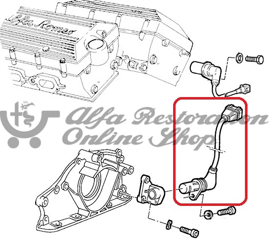 Alfa Romeo 145/146/164/Spider RPM Sensor/Flywheel/Crankshaft Position Sensor