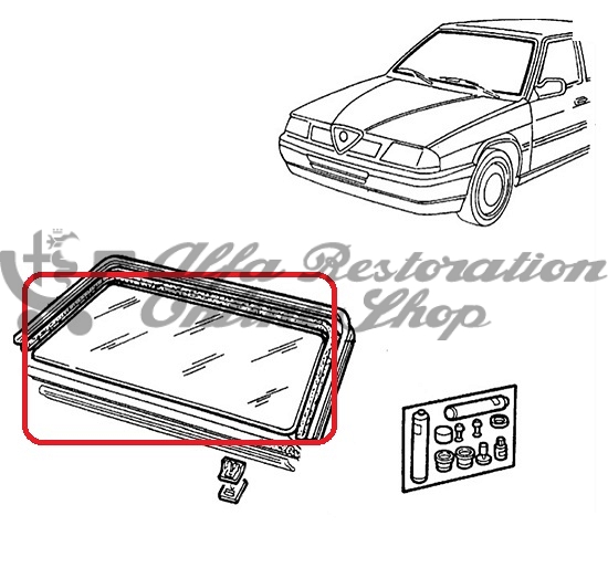 Alfa 33 907 Series Front Windscreen