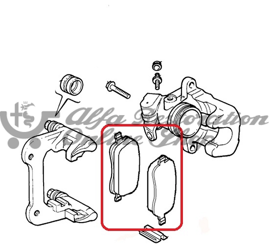 Fiat 500X/Jeep Renegade Front Brake Pads Set