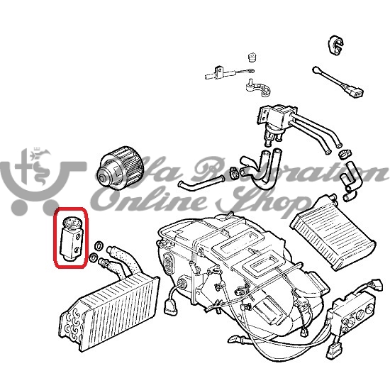Alfa 33 Air Conditioning Expansion Valve R134a