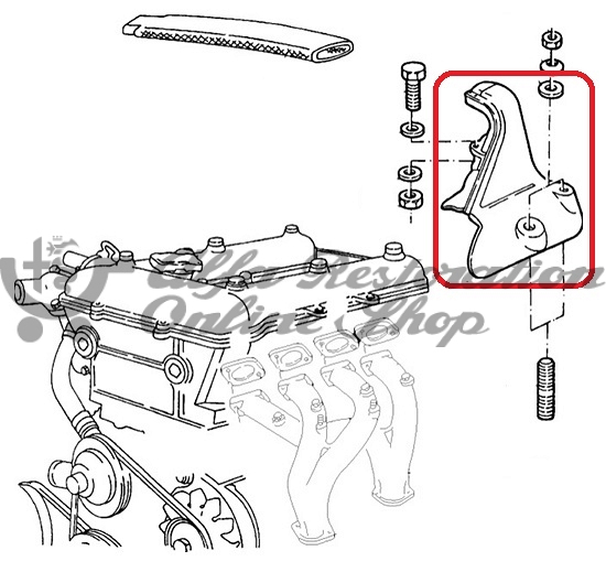 Alfa 75/Alfetta/Giulietta 1.3/1.6/1.8 Exhaust Manifold Heat Shield