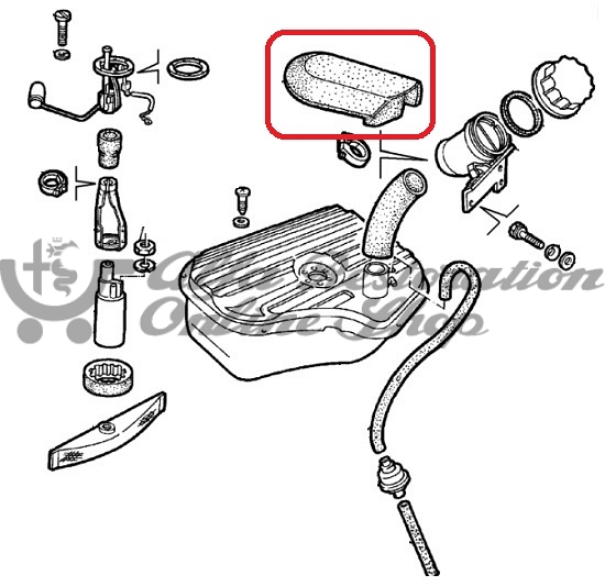 Alfa Romeo Spider 2.0 IE 115 Series Fuel Tank Sender Cover