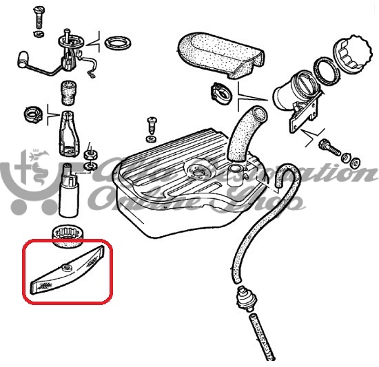 Alfa 75/Milano/Spider 115 Series Fuel Tank Screen Filter