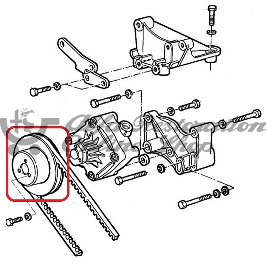 Alfa 33 907 Series Power Assisted Steering Pulley