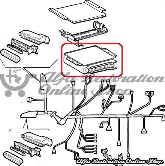 Alfa 164 2.0 TB V6 Motronic Engine ECU