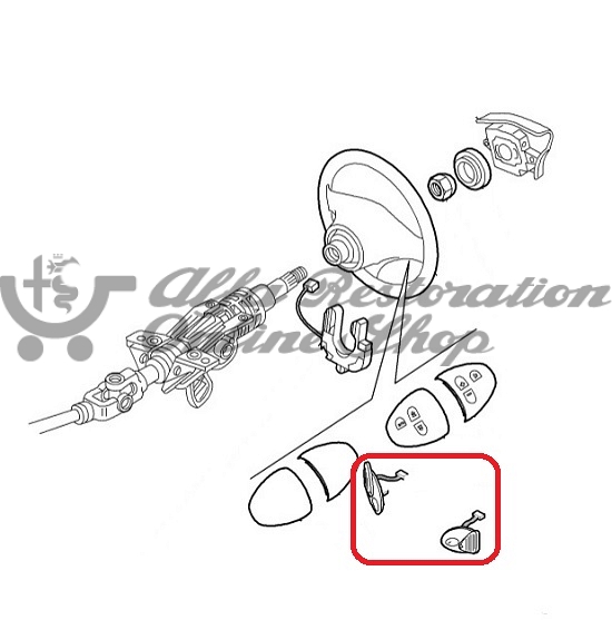 Alfa GT Selespeed Steering Wheel Paddles Set