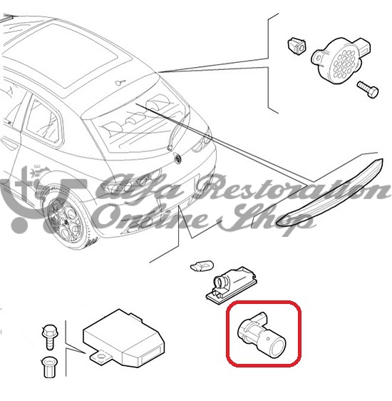 Alfa 147/156/159/166/GT/Brera/Spider All Models Parking Sensor