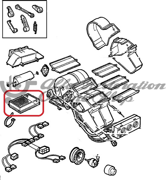 Alfa 33 907 Series Heater Matrix (1990-1994 models)