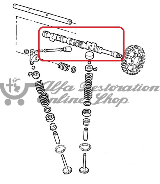 Alfa 164 3.0 V6 12V Right Side Camshaft