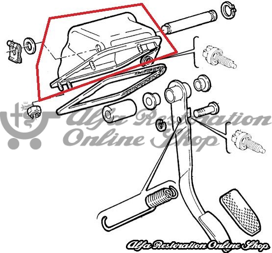 Alfa 33/Alfasud/Sprint Brake Servo/Pedals Box