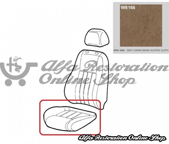 Alfa 147 Front Seats Base Fabric (SED-166)