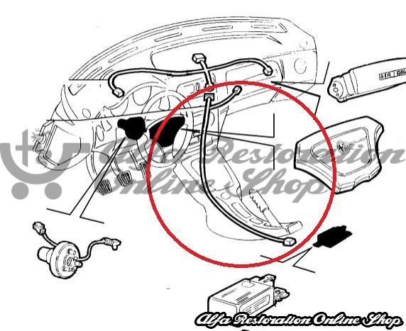 Alfa GTV/Spider Airbag Wiring