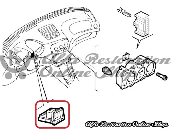 Alfa 156 Instrument Cluster Cehck Control (1997-2002 Models)