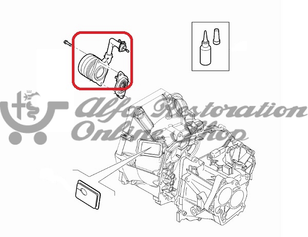 FIAT 500L/Abarth/Fiorino/QUBO Clutch Slave Actuator/Cylinder (Automatic)