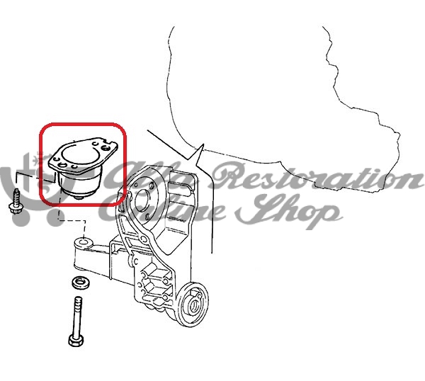 Alfa 145/146/155 1.9 TD Front Right Engine Mount (Engine Side)