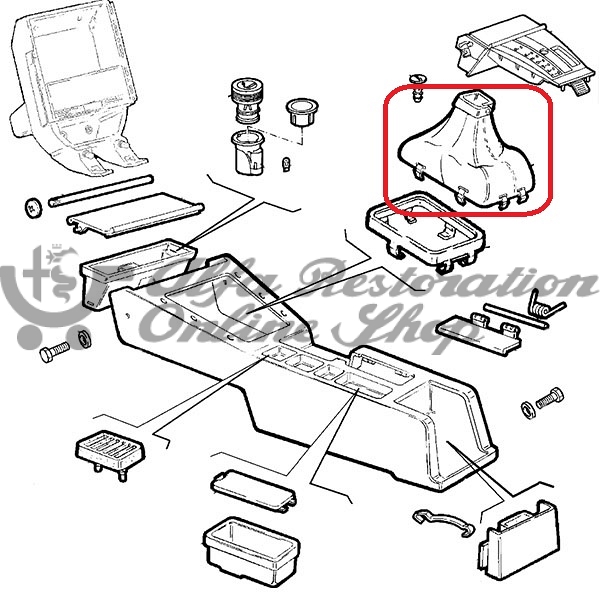 Alfa 164 FL92/Super/USA MY '91/'94 Gear Lever Leather Boot