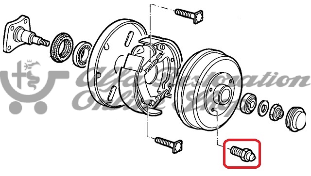 Alfa 33 905/907 Series Disk Brake/Drum Guide Pin