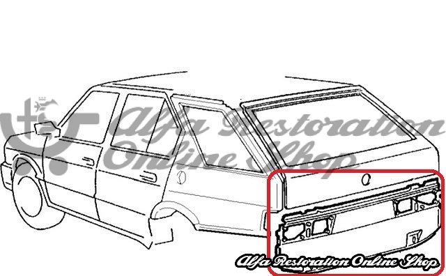 Alfa 33 905/907 Series Sport Wagon Rear Valance