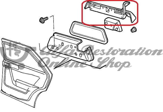 Alfa 155 Front/Rear Right Door External Handle