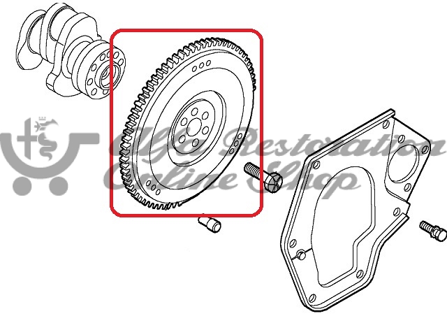 Alfa 145/146/147/155/156/GT/GTV/Spider TS Engine Flywheel
