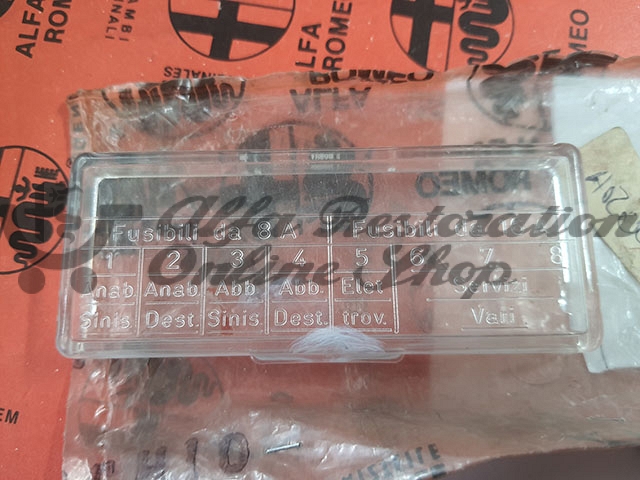 Alfasud/Sprint Fusebox Clear Cover (Early Models)