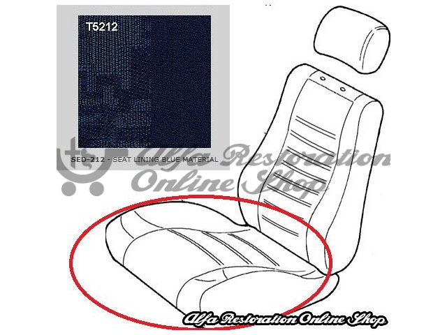 Alfa 145/146 Front Seats Base Fabric