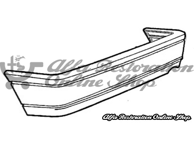 Alfa 33 907 Series Rear Bumper (ground black)