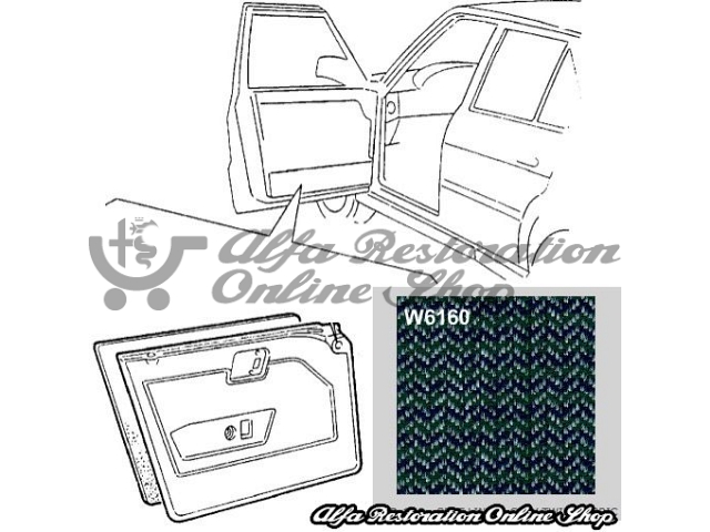 Alfa 33 Door Card - Left Front Door