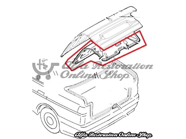 Alfa 155 Boot/Trunk Plastic Cover/Lining