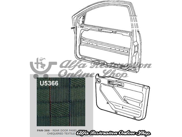 Alfa 155 Door Card - Right Front Door