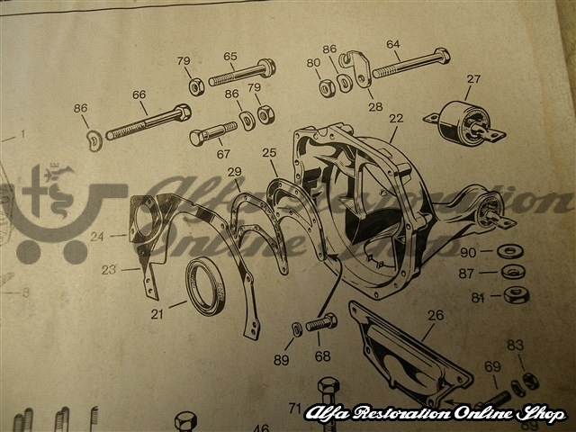 Alfetta Engine Bellhousing