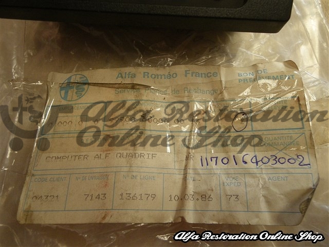 Alfetta Motronic Trip Computer