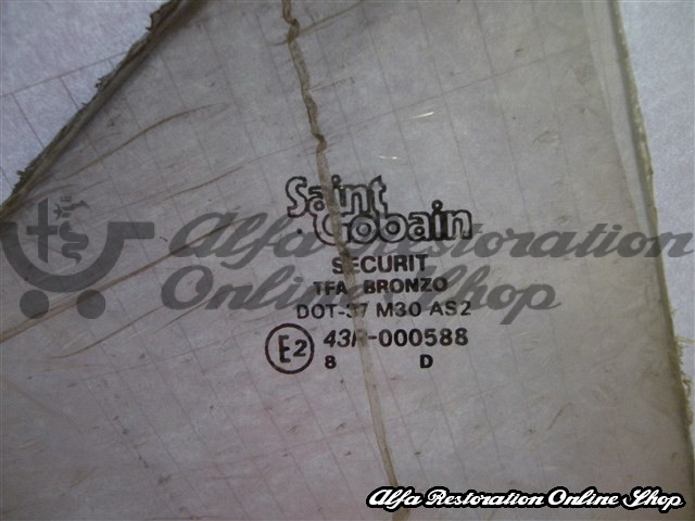 Alfa 33 905 Series Rear Right Door Triangular Window (Gold/Bronze Tint)