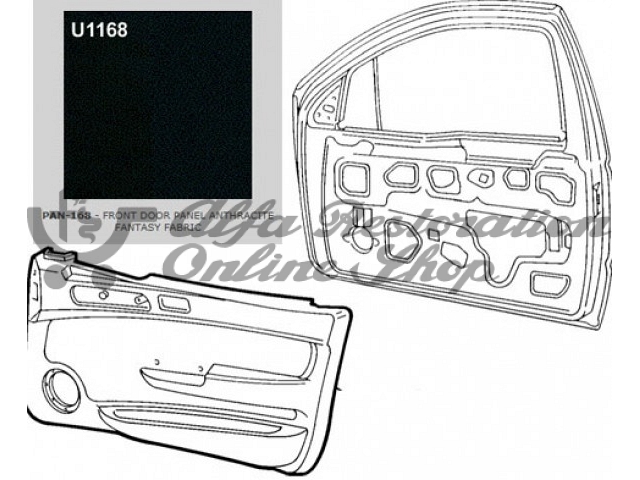 Alfa 145 Boxer Door Card - Left Door