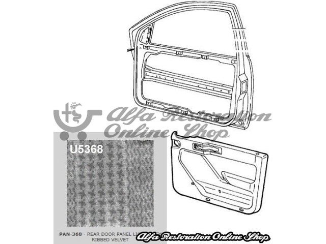 Alfa 155 Door Card - Right Front Door