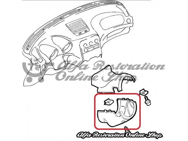 Alfa 156 Series 1 Steering Column Lower Cover (LHD/RHD Models)