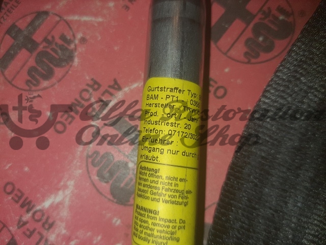 Alfa 166 Front Right Seat Belt with Pretensioner