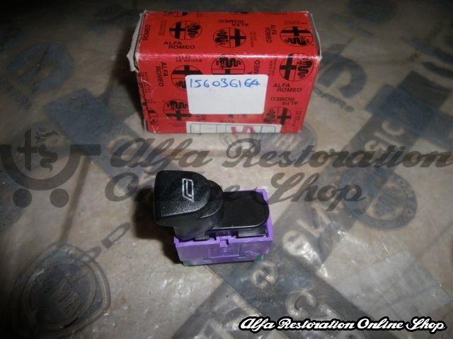 Alfa 156 Facelift Rear Left Door Power Window Switch (Switch on Front Door Console)