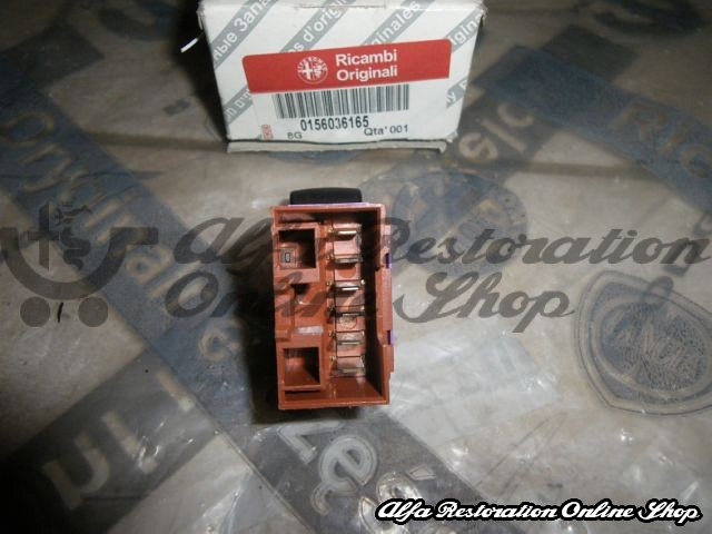 Alfa 156 Facelift Rear Right Power Window Switch (Switch on Front Door Console)