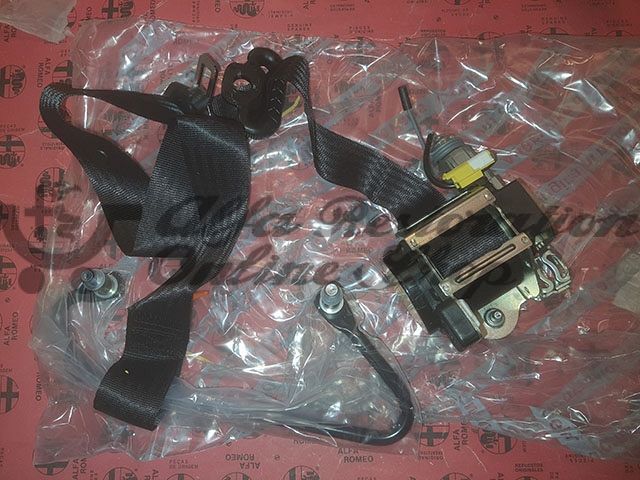 Alfa 147 3 Door Front Right Seat Belt with Pretensioner (Black Color)