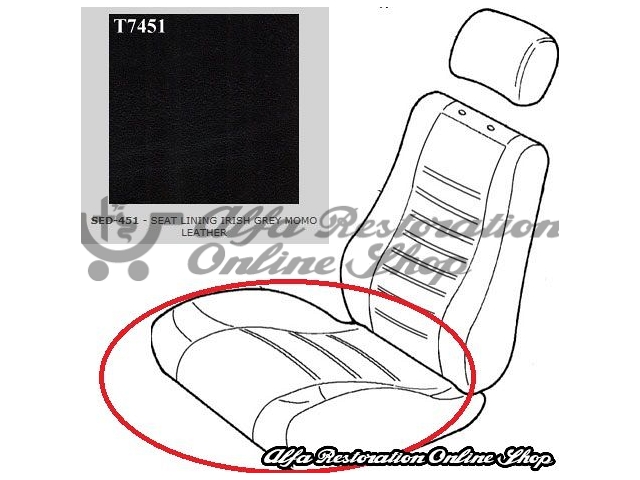 Alfa 156 Front Seats Base Fabric