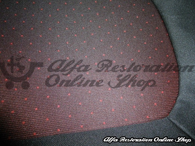 Fiat Grande Punto (2005-2008) Front Seats Base/Cushion Fabric (Red)