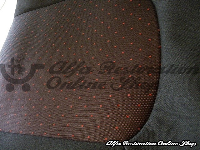 Fiat Grande Punto (2005-2008) Front Seats Base/Cushion Fabric (Red)